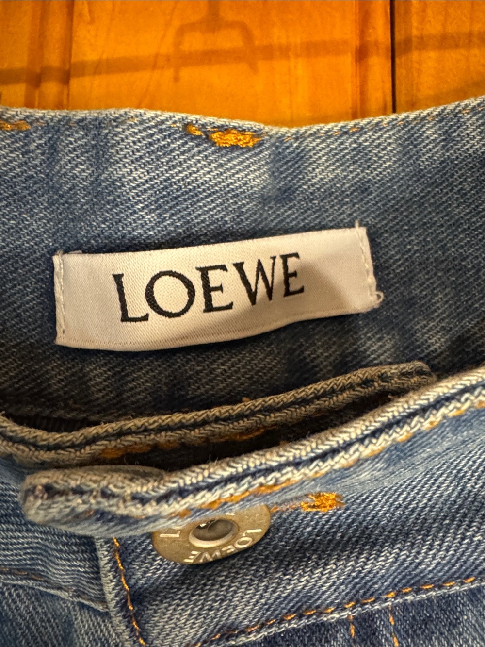Loewe Anagram Baggy Wide-Leg Jeans - Picture 8 of 14